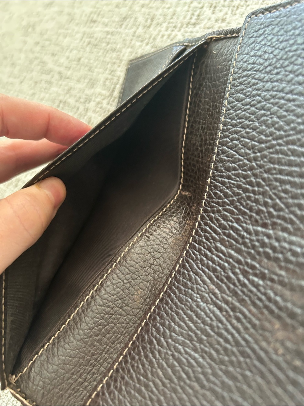 Authentic Gucci Brown GG Canvas Continental Wallet - Picture 11 of 13